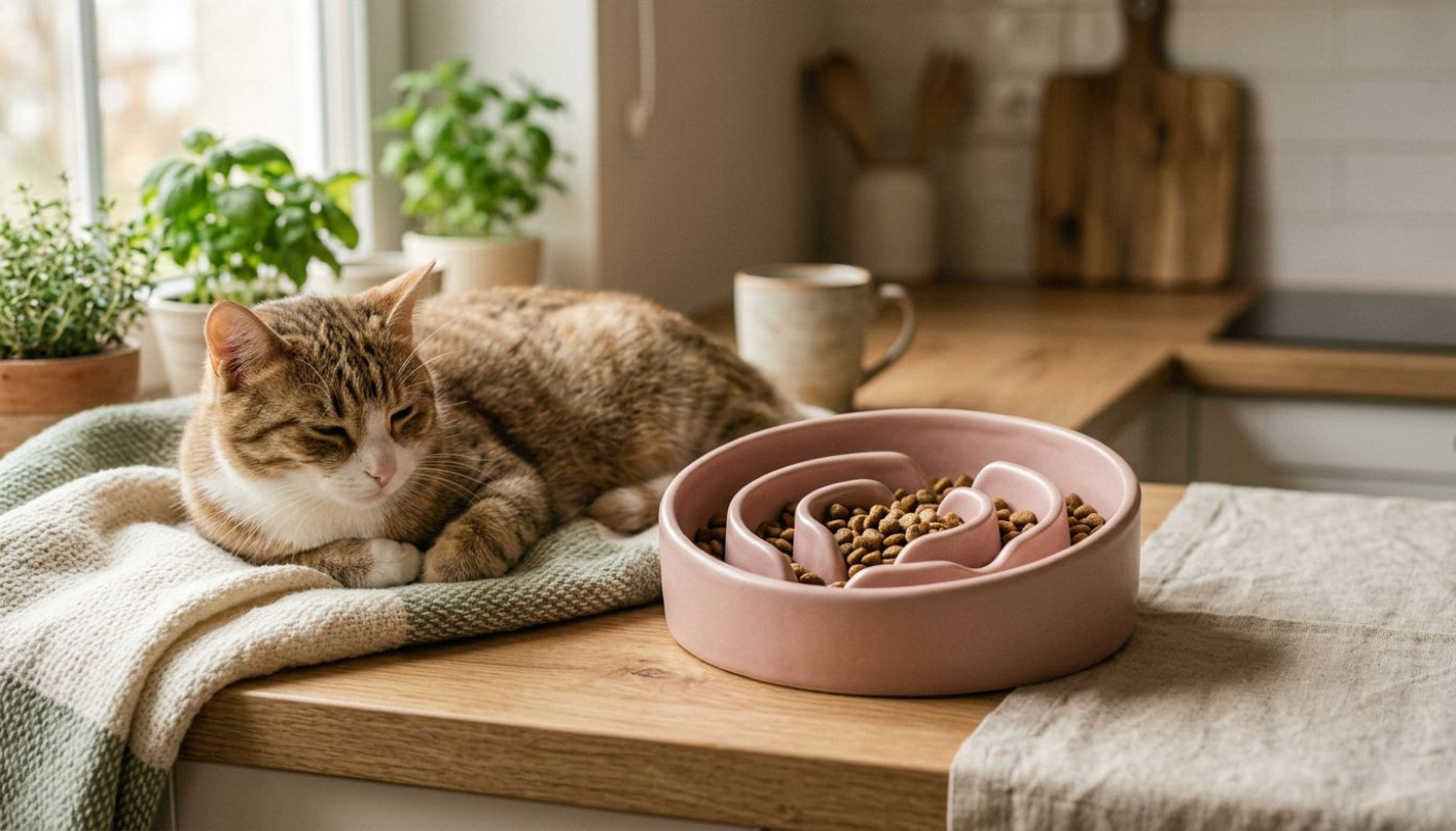Pourquoi les gamelles anti-glouton changent le quotidien des chats anxieux
